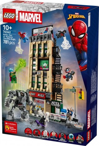 Klocki super heroes 76342 spider-man kontra mysterio: daily bugle