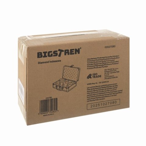 Otwornice diamentowe- zestaw 7szt. Bigstren 27080