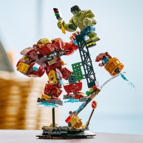 Klocki super heroes 76343 epicka bitwa: hulkbuster kontra hulk