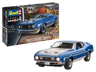 Model plastikowy samochód 71 ford mustang boss 351 1/25