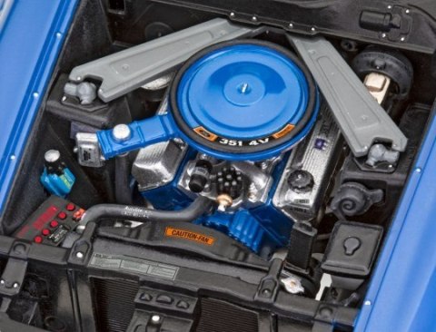 Model plastikowy samochód 71 ford mustang boss 351 1/25