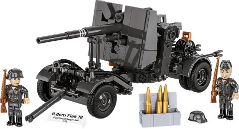 Klocki 8.8 cm flak z wózkiem 360 klocków