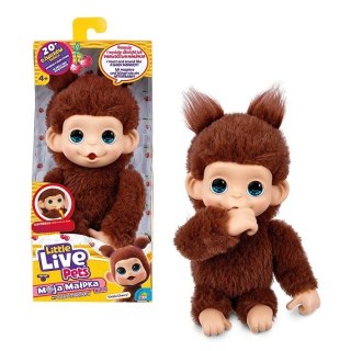 Maskotka interaktywna little live pets - mini małpka chikki cherry