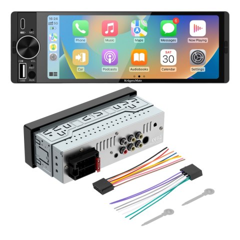 Radio samochodowe Kruger&Matz KM2016 CarPlay/AndroidAuto