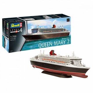 Model plastikowy statek queen mary 2 1:700