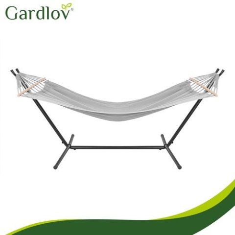 Hamak ogrodowy 200x150cm Gardlov ze stelażem 27293