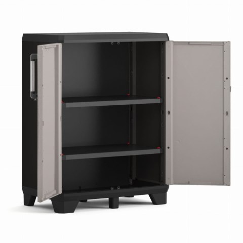Keter Pro 249837 Niska szafa szary/czarny