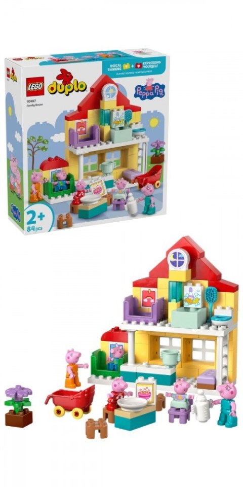 Klocki duplo peppa pig 10467 dom rodzinny
