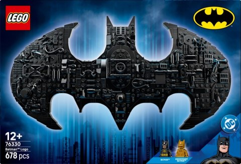 Klocki super heroes 76330 logo batmana
