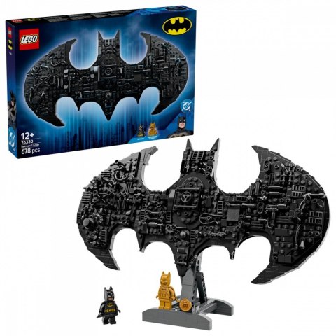 Klocki super heroes 76330 logo batmana