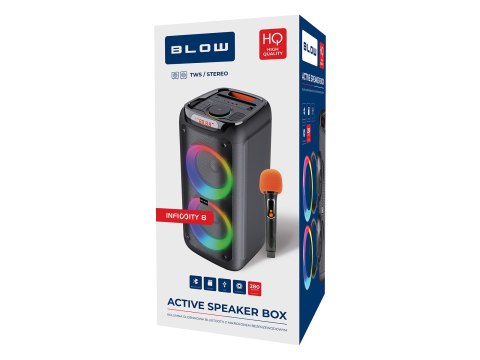 30-394# Głośnik bluetooth kolumna blow infinity 8"