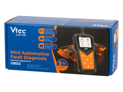58-664# Tester diagnostyczny obd2 vtec by blow mini