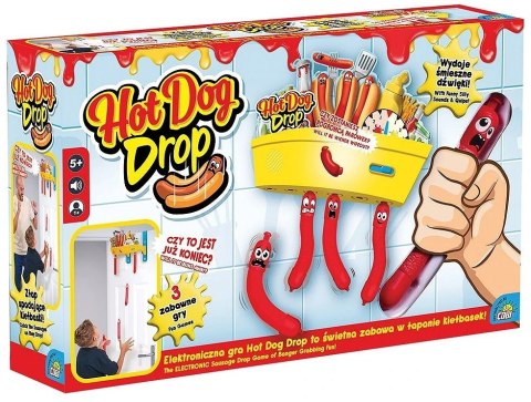 Gra hot dog drop spadające kiełbaski