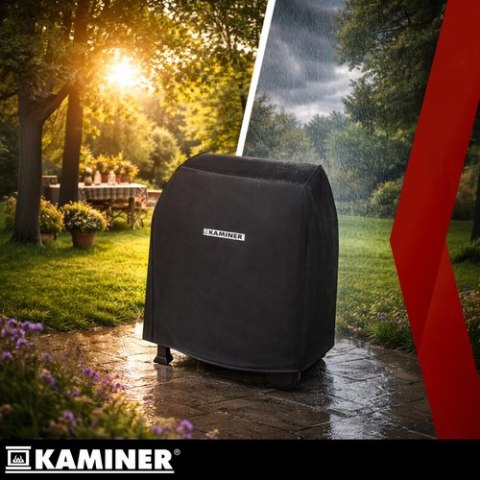 Grill ogrodowy z pokrywą 116x55x110cm Kaminer