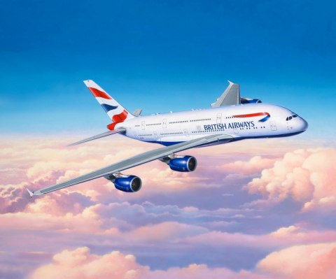 Model plastikowy a-380-800 british airways