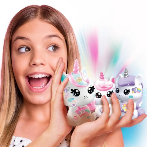 Zestaw kreatywny dekorożce rodzinka jednorożców kawaii style