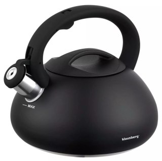 Czajnik tradycyjny 2,7l, czarny klausberg