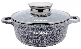 Garnek aluminium, szary marmurek śr.20cm 2,3l klausberg