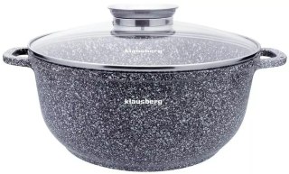 Garnek aluminium, szary marmurek śr.28cm 6,8l klausberg