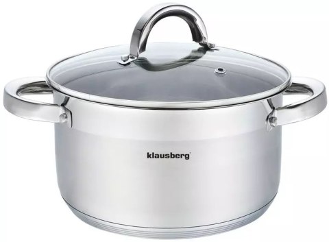Garnek stal, śr.22cm 4,6l klausberg