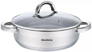 Garnek stal, śr.24cm 3,5l klausberg