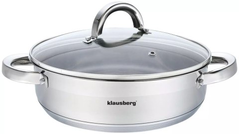 Garnek stal, śr.24cm 3,5l klausberg