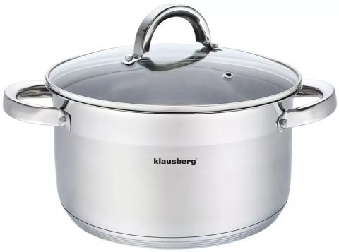 Garnek stal, śr.24cm 6,0l klausberg