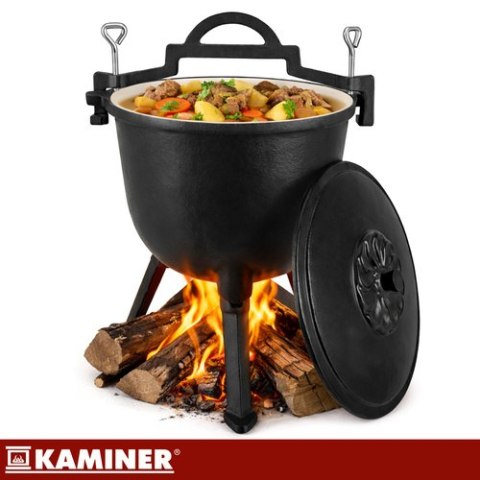 Kociołek żeliwny emaliowany 8l Kaminer
