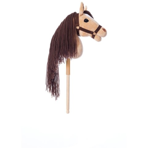 Koń na kiju hobby horse hoppihorse a3 beżowy, maść bułana