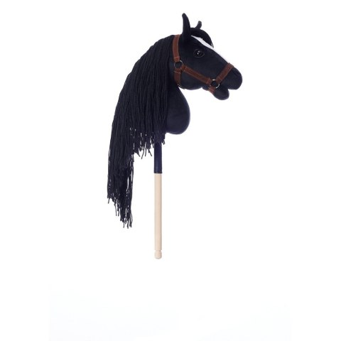 Koń na kiju hobby horse hoppihorse a3 czarny, maść kara