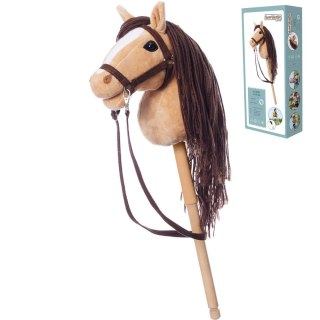 Koń na kiju hobby horse hoppihorse a4 beżowy, maść bułana