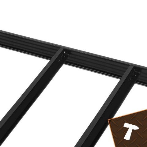 Regał magazynowy - czarny 222x100x45 Bigstren