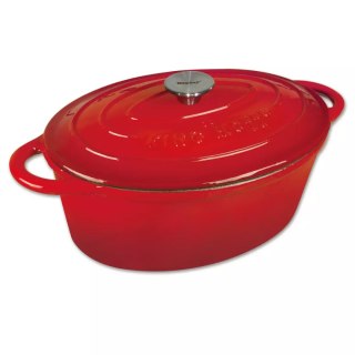 Brytfanka 6,2l, żeliwo czerwony kinghoff