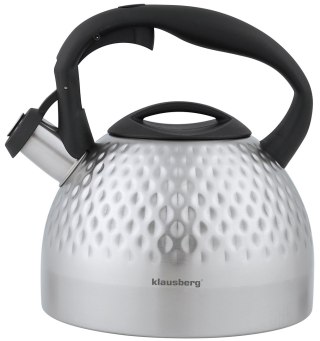 Czajnik, stal, 3l, srebny klausberg