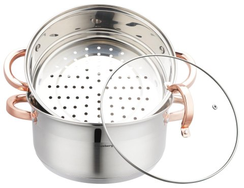 Garnek do gotowania na parze 3 elm, 24cm, 5,0l kb-7734