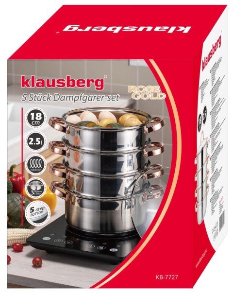 Garnek do gotowania na parze 5elm, 18cm, 2,5l kb-7727