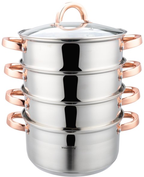 Garnek do gotowania na parze 5elm, 22cm 4,0l kb-7733