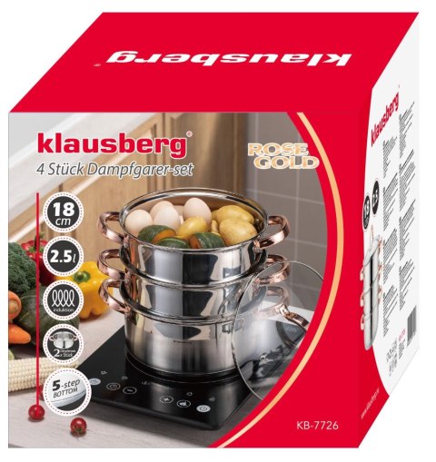 Garnek na parę 4 elm, 18cm, 2,5l kb-7726