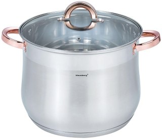 Garnek stalowy z pokrywą, 10.7l, śr.2cm, klausberg, kb-7794