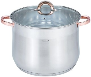 Garnek stalowy z pokrywą, 16l, śr.30cm, klausberg, kb-7796