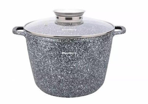 Garnek z pokrywą, aluminium szary marmurek śr.24cm 6,2l klausberg