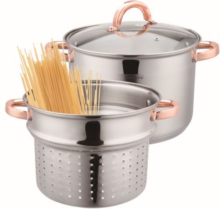 Garnek z wkładem do gotowania makaronu 7,5l, 24cm kb-7739