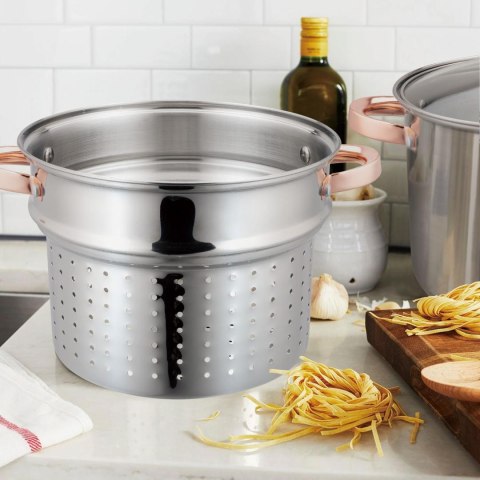 Garnek z wkładem do gotowania makaronu 7,5l, 24cm kb-7739