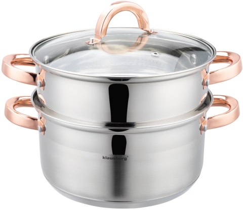 Garnki do gotowania na parze 3 elm, 22 cm, 4l kb-7731