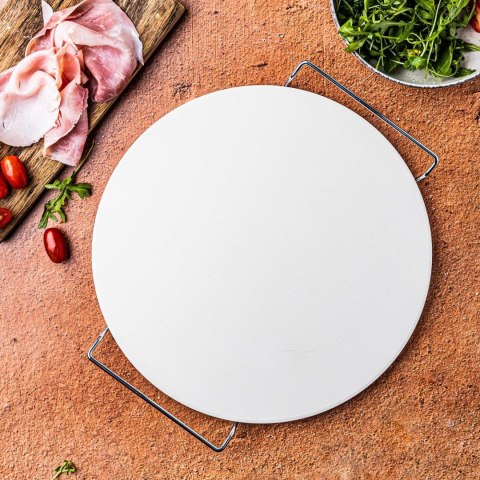 Kamień do wypieku i podawania pizzy śr 33cm klausberg kb-7788