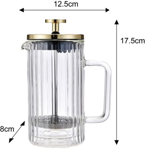 Zaparzacz do kawy/herbaty z dociskiem poj. 0,35l kb7759