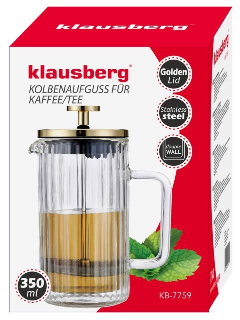 Zaparzacz do kawy/herbaty z dociskiem poj. 0,35l kb7759