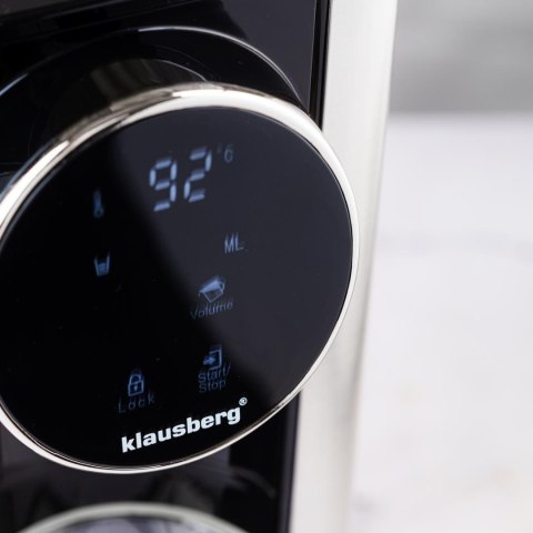 Dozownik gorącej wody, dyspenser, dotykowy panel led, regulacja temperatury i objętości, 2,7l, klausberg, kb-7880