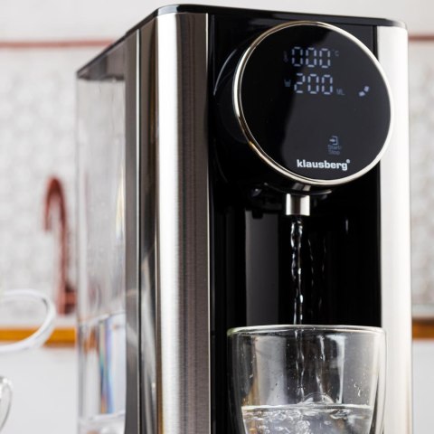Dozownik gorącej wody, dyspenser, dotykowy panel led, regulacja temperatury i objętości, 2,7l, klausberg, kb-7880