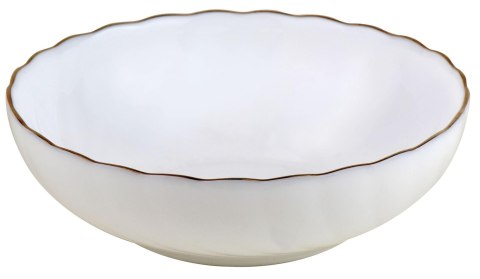 Talerze marigold, 18 el., opal, biały ze złotem, kinghoff, kh-1921
